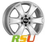 Oxxo Aventura silver 7.5x17" ET55 LK6 139.7 ML 93.1 Alufelgen 17 Zoll