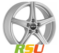 Oxxo Clasico silver 6.5x16" ET45 LK5 114.3 ML 72.6 Alufelgen 16 Zoll