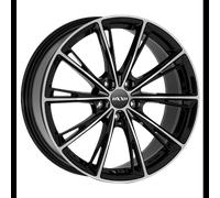 OXXO WHEELS PREDATOR BLACK black polished 8.0Jx19 5x114.3 ET30