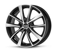 Oxxo Vidorra black / polished 6.5x16" ET38 LK4 108 ML 67.1 Alufelgen 16 Zoll