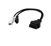 OYFUFFAER Adapter für Mercedos Sprinter, 14-polig auf 16-polig, 14-polig auf obdii obd2, OBD II, OBD 2, 16-poliger Adapter (2p Plus 2p für A-UDI)