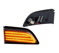 OZ-LAMPE Fahrtrichtungsanzeiger Spiegelblinker für Volvo XC60 2008 2009 2010 2011 2012 2013, Beleuchtung seitenmarkierungsleuchten mit Canbus Fehlerfrei, Schwarz