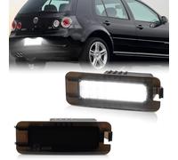OZ-LAMPE LED Kennzeichenbeleuchtung für V-W Polo 9N 6R CC GOLF4 GOLF5 GOLF6 GOLF7 Lupo Scirocco Phaeton NEW Beetle, Kennzeichenleuchten für Porsche 718 Boxster Cayman 911 Panamera Macan