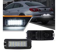 OZ-LAMPE LED Kennzeichenbeleuchtung für VW GOLF 4 5 6 7 Lupo Scirocco Polo 9N 6R Limousine CC Phaeton NEW Beetle 2 EOS, Kennzeichen mit Canbus, Nummernschildbeleuchtung LED, 2 Stücke