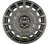 OZ Rally Racing dark graphite 7x17 ET35 - LK5/100 ML68 Felge Alu