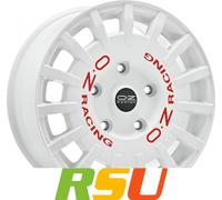 OZ Rally Racing white 7x17" ET18 LK4 108 ML 75 Alufelgen 17 Zoll