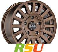 OZ RALLY RAID gloss bronze + black lettering 8.0Jx17 5x127 ET37