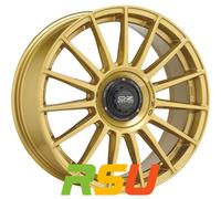OZ Superturismo Evoluzione race gold + black lettering 8x18" ET45 LK5 112 ML ...