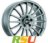 OZ Superturismo GT grigio corsa 6.5x15" ET43 LK4 100 ML 68 Alufelgen 15 Zoll