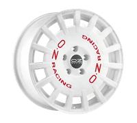 OZ RALLY RACING race white + red lettering 8.0Jx17 5x100 ET48