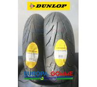 Paar 120/70 ZR17 + 180/55 ZR17 DUNLOP QUALIFIER CORE Bereifung Motorrad Neuf