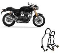 Paar 2 Ständer Erhöhungen Rad Motorrad Triumph Thruxton 400 1200 Rs