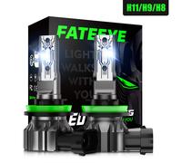 Paar H1 6500K LED Scheinwerfer Mit Zulassung Lampen Ersatz 10000LM Halogen IP68