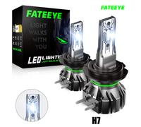 Paar H7 LED Scheinwerfer Gl hlampe Birnen Halogen 50W 10000LM Wei Mit Zulassung