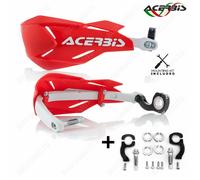 Acerbis Handprotektoren X-Factory rot weiss - Enduro & Motocross Handprotektoren & Handguards