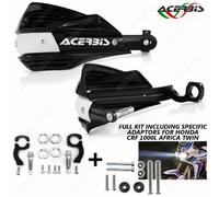 Paar Handschutz + Adapter X-Factor Schwarz Crf L Africa Twin DCT 1100 2020-2023