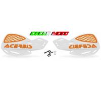 Paar Handschutz Orange 2 Uniko Belüftet + Montagesatz Universal Motorrad ACERBIS