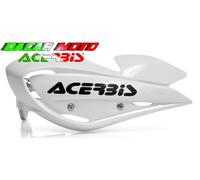 Paar Handschutz Weiß Uniko Atv + Montagesatz Universal Moto-Cross ACERBIS