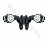 Paar LED Positionsleuchten E Prüf 3-Farbe 12V LKW Begrenzungsleuchten Anhänger