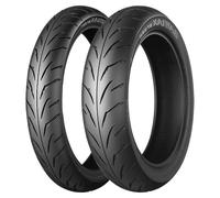 PAAR MOTORRADREIFEN BRIDGESTONE 100/80-17 52H + 140/70-17 66H BATTLAX BT39