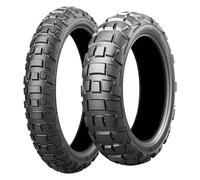 PAAR MOTORRADREIFEN BRIDGESTONE 90 -19 55P + 4.60-17 62P ADVENTURECROSS AX41