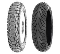 PAAR MOTORRADREIFEN DELI TYRE 3.50-10 SC-108 + 120/80-16 60P SC-109