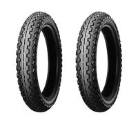 PAAR MOTORRADREIFEN DUNLOP 3.60-19 52H K81 TT100 + 4.25-18 64H TT100