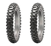 PAAR MOTORRADREIFEN DUNLOP 60/100-14 29M + 110/90-19 62M GEOMAX MX53
