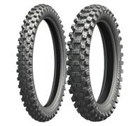 PAAR MOTORRADREIFEN MICHELIN 80/100-21 51R + 110/90-19 62R TRACKER