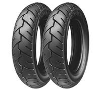 PAAR MOTORRADREIFEN MICHELIN 80/90-10 44J + 130/70-10 52J S1