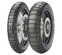 PAAR MOTORRADREIFEN PIRELLI 100/90-19 57V + 130/80-17 65V SCORPION RALLY STR M+S