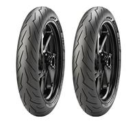 PAAR MOTORRADREIFEN PIRELLI 110/70-17 54S + 70/90-17 38S DIABLO ROSSO SPORT