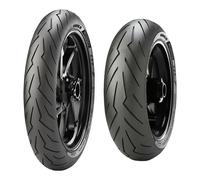 PAAR MOTORRADREIFEN PIRELLI 80/90-17 44S + 150/60-17 66S DIABLO ROSSO SPORT