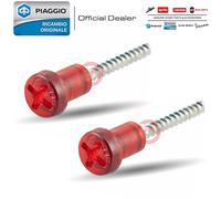 Paar Schraube Rot Stop Licht Rücklicht 290944 Piaggio Ape RST Mix 50 1999-2003