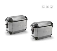 Givi Trekker Alaska, Kofferset Monokey 36 L Silber