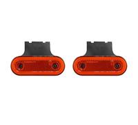 Paar Seitenmarkierungsleuchten LED Neon Gelb Begrenzungsleuchten Wohnmobil Anhänger LKW PKW E9 12-24V