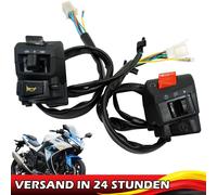 Paar Universal Motorrad Lenkerschalter Schalter Blinker Scheinwerfer Hupenknopf