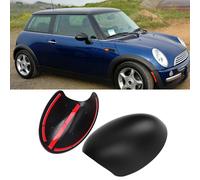 Paare schwarze hintere Spiegelkappen für Mini Cooper R50 R52 R53
