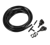 PACKOVE Scheibenwaschdüsensatz mit Flexiblem 2 m Schlauch Gummi Kunststoff Kompatibel für Fahrzeuge der Marken, Ram und Weitere Ersatz für Scheibenwaschanlage