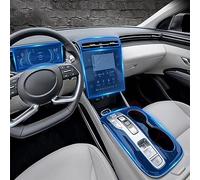 PACSCI Auto Mittelkonsole TPU-Schutz Anti-Kratz-Folie Innenraum Modifikation Aufkleber Zubehör,Für Hyundai Tucson 2021 2022 Nx4
