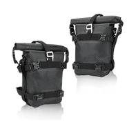 PaCsci Motorrad Hecktasche Für Suzuki Für V-Strom Für DL650 Für DL Für 1000 Hinten Seite Box Tasche Rahmen Stoßstange Taschen Helm Glover Universal(2pcs 5L)