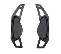 PaCsci Schaltwippen Shift Für Benz Für Smart Für 451 453 Für Fortwo 09-17 Für Forfour 2015-2017 2Pcs Auto Lenkrad Schaltwippen(Schwarz)