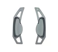 PaCsci Schaltwippen Shift Für Benz Für Smart Für 451 453 Für Fortwo 09-17 Für Forfour 2015-2017 2Pcs Auto Lenkrad Schaltwippen(Grau)