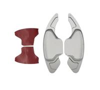 PaCsci Schaltwippen Shift Für Nissan Für Teana Für Qashqai Für J12 Für Rogue Für T33 2Pcs Lenkrad Paddle Shifter Verlängerung(Silber)