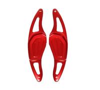 PaCsci Schaltwippen Shift Für Skoda Für Octavia Für A8 Für MK4 Für ENYAQ Für RS Für VRS Für Karoq Für Kodiaq 2020-2022 Auto Rad Paddle Shift Getriebe(Red)