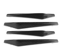 PAMINGONO 4 Stück Teiliges Carbon Schwarz Radlauf Schutzleisten aus Strapazierfähigem Gummi Auto Kotflügelverbreiterung für Vollständigen Außenschutz und Stilvolle Fahrzeugoptik