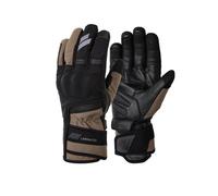 Paneo LT Laminat Motorrad Handschuhe Safari Braun Schwarz wasserdicht, 13 13 safari schwarz