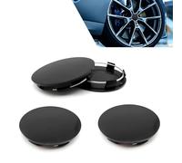 PANGUYN 4 Stück Nabendeckel für VW T6 I 2015-2022 70mm, Radnabenkappen ABS Wheel Caps Radnabenabdeckung Felgendeckel Felgenkappen Ersetzen,Black