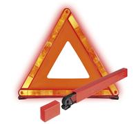 Pannendreieck, faltbares Auto-Warndreieck mit Köcher, Notfall-Dreieck ECE R27 zertifiziert rot