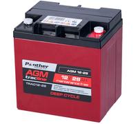 Panther Akku AGM 28Ah 12V Batterie Bleiakku Caddy Cart Trolley 24Ah 26Ah 27Ah